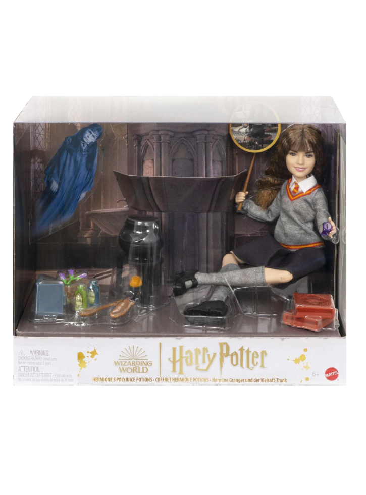 Papusa Mattel Harry Potter Hermiones Polyjuice Potions Playset