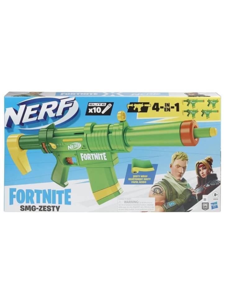 Pusca Nerf Fortnite SMG Zesty