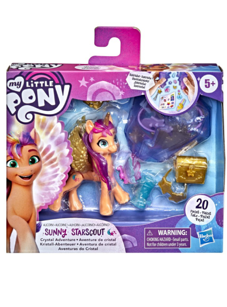 Set Poneiul My Little Pony Crystal Adventure Sunny Starscout (F3803)
