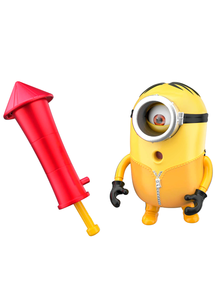 Figurina Minions The Rise of Gru Stuart Firecracking 10cm
