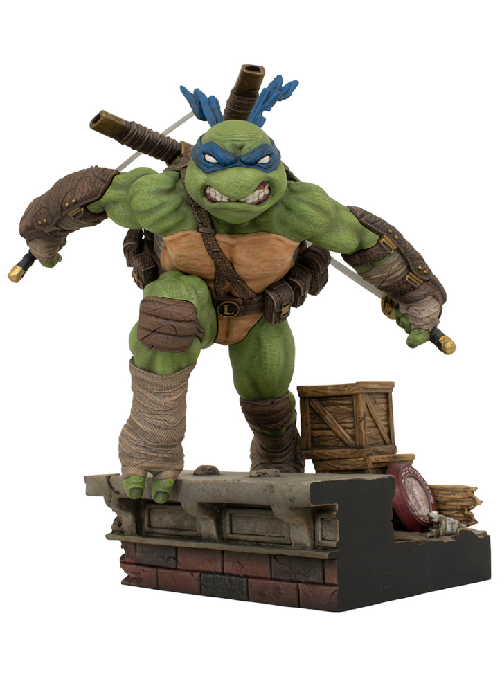 Diamond Teenage Mutant Ninja Turtle Gallery Leonardo PVC Statue 23cm