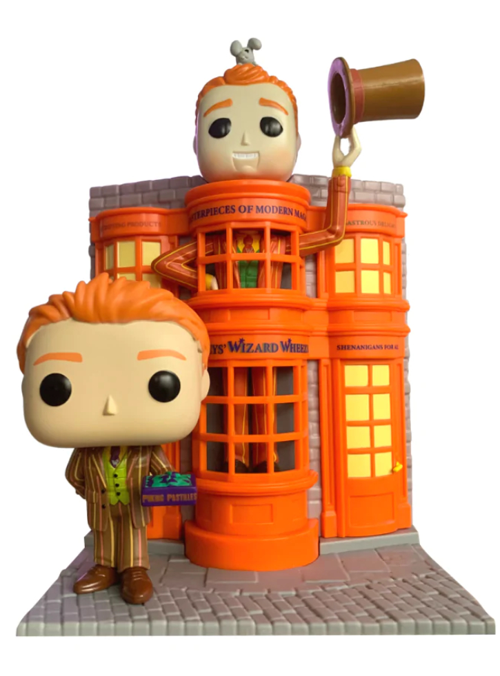 Figurina Funko Pop Deluxe Harry Potter Fred Weasley with Weasleys Wizard Wheezes