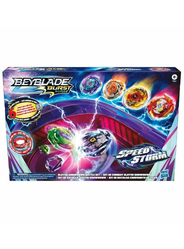 Setul Beyblade Burst Surge Speedstorm Slayer Showdown Battle