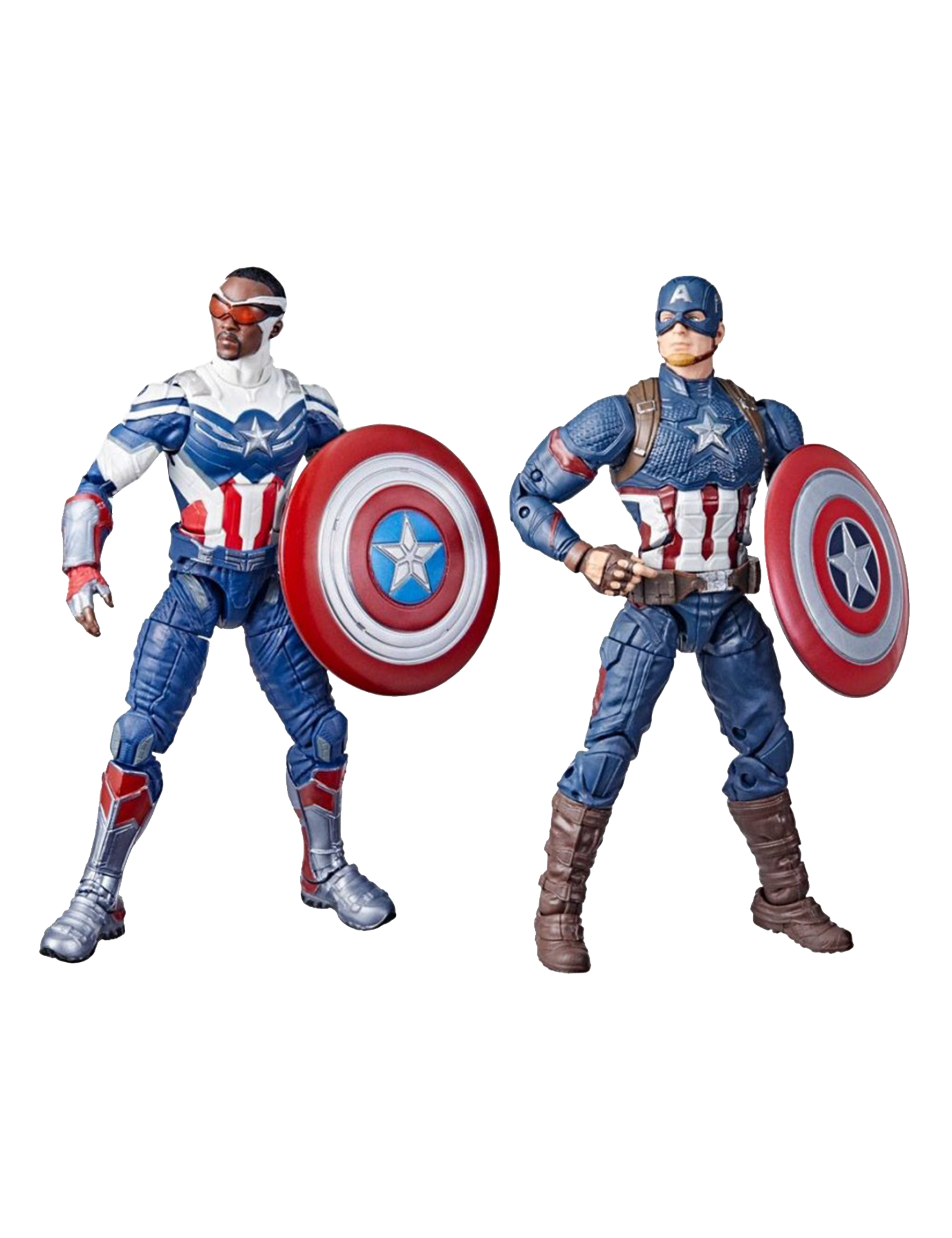 Set Figurina Marvel Avengers Legends Captain America Sam Wilson Captain America Steve Rogers 15cm