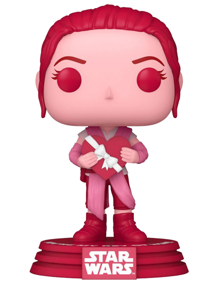 Figurina Funko Pop Star Wars Valentines S3 Rey 9cm
