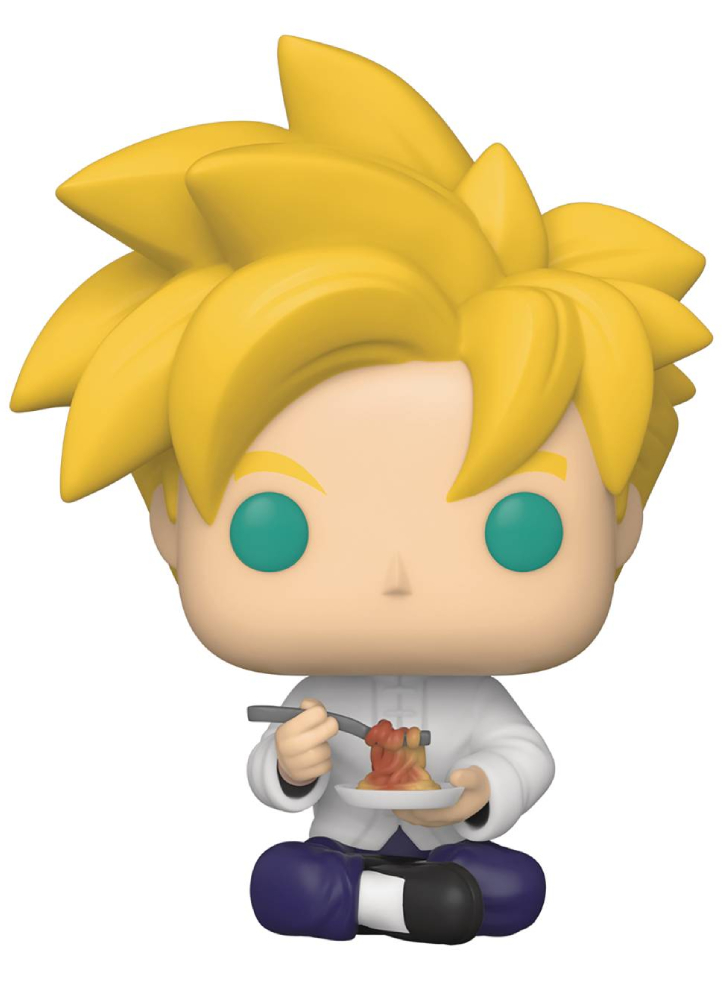Figurina Funko Pop Animation Dragon Ball Z S9 Super Saiyan Gohan with Noodles 9cm