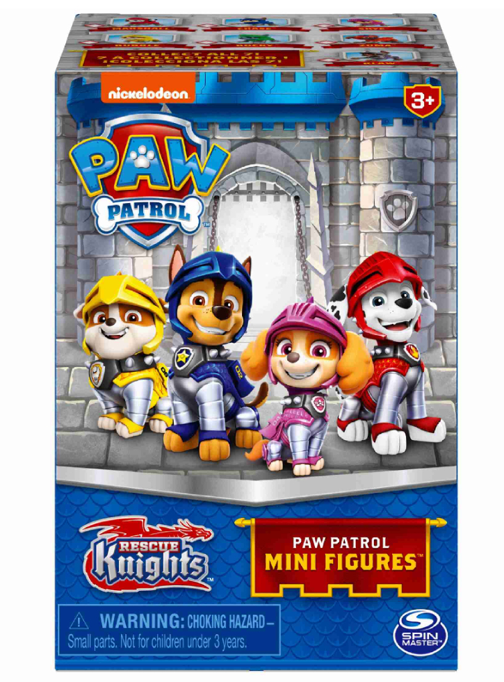 Figurine Mini Paw Patrol Rescue Knights 5cm