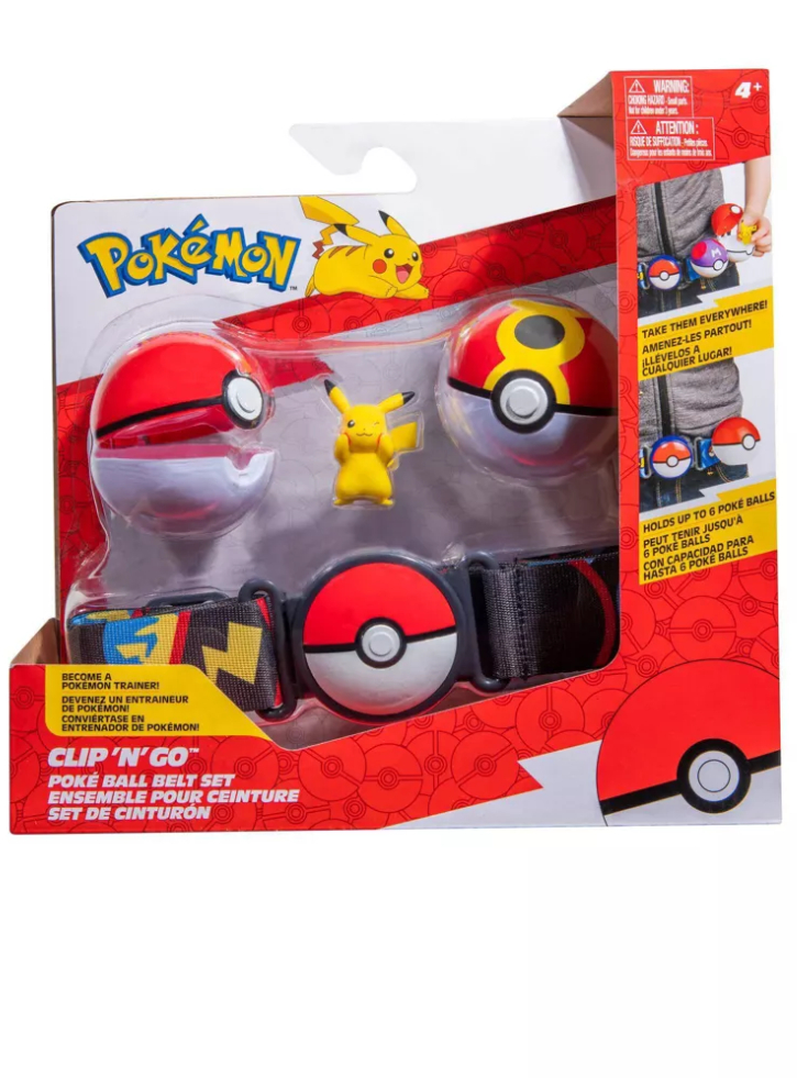Set Pokemon Clip 'N' Go Poke Ball Belt