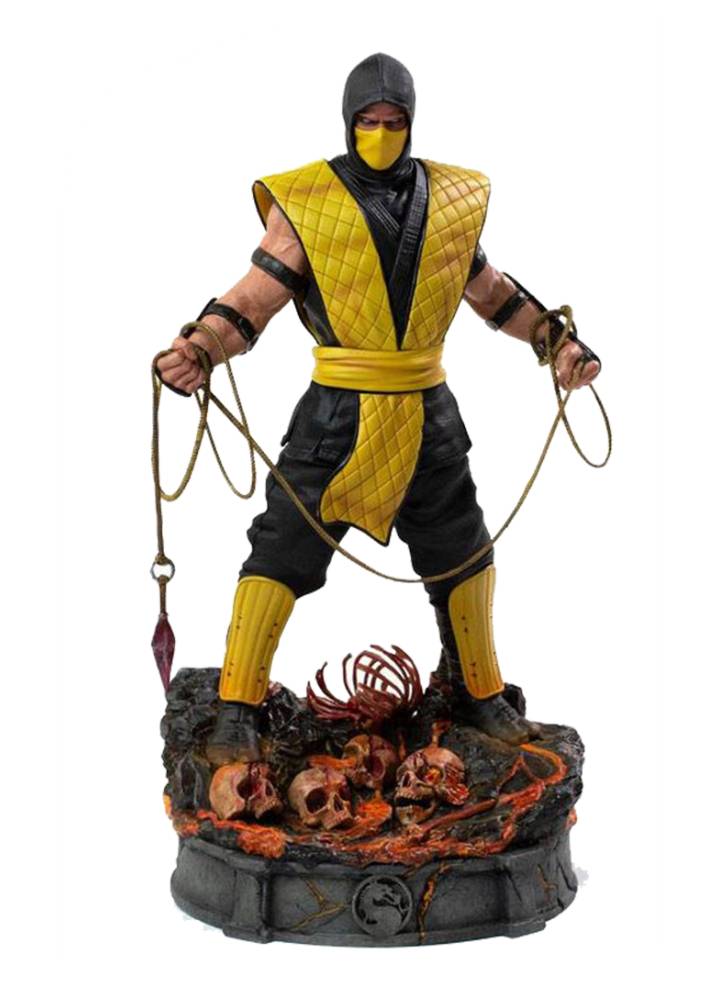 Figurina Iron Studios Mortal Kombat Klassic Scorpion Art Scale 23cm