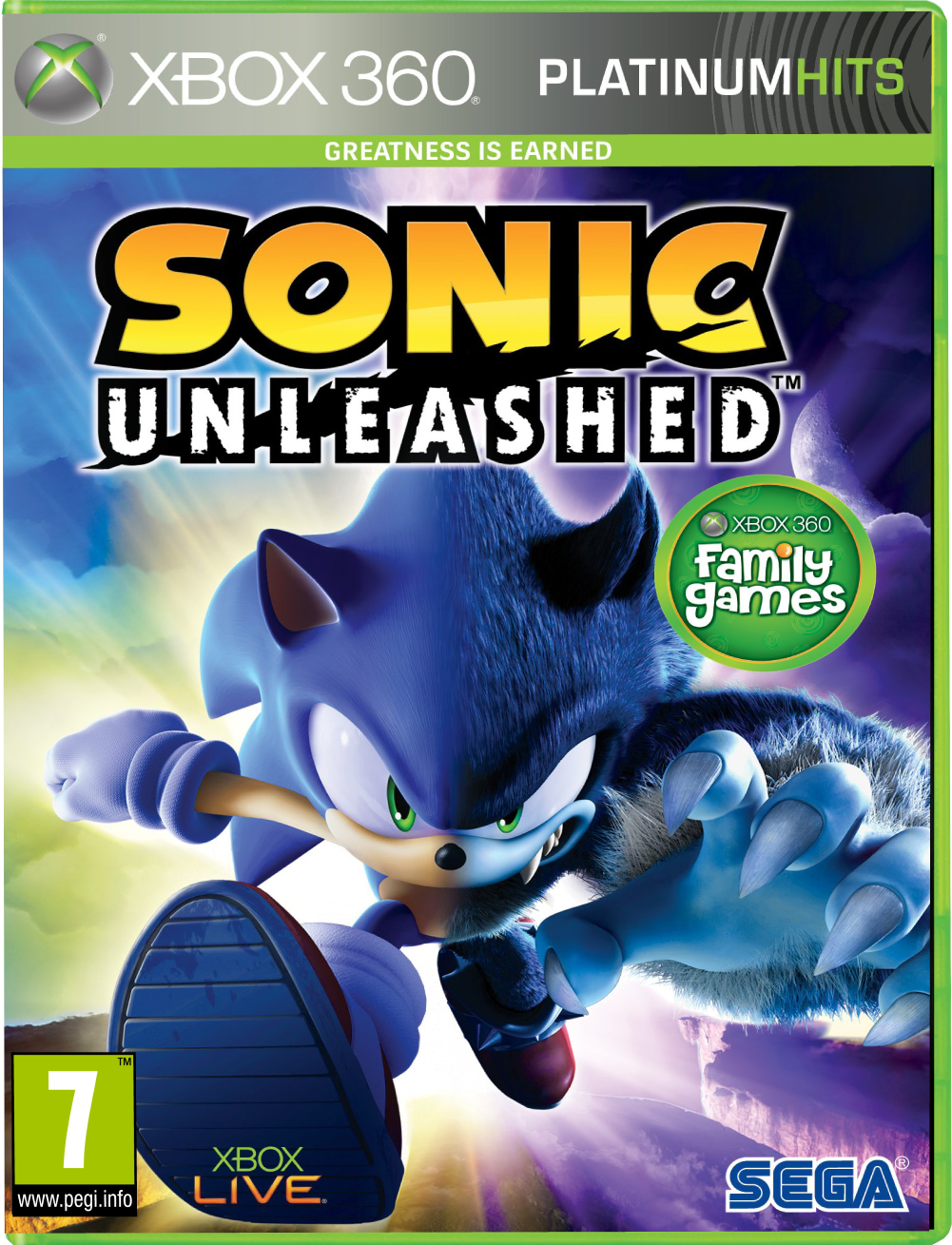 Sonic Unleashed Platinum Hits - Xbox 360