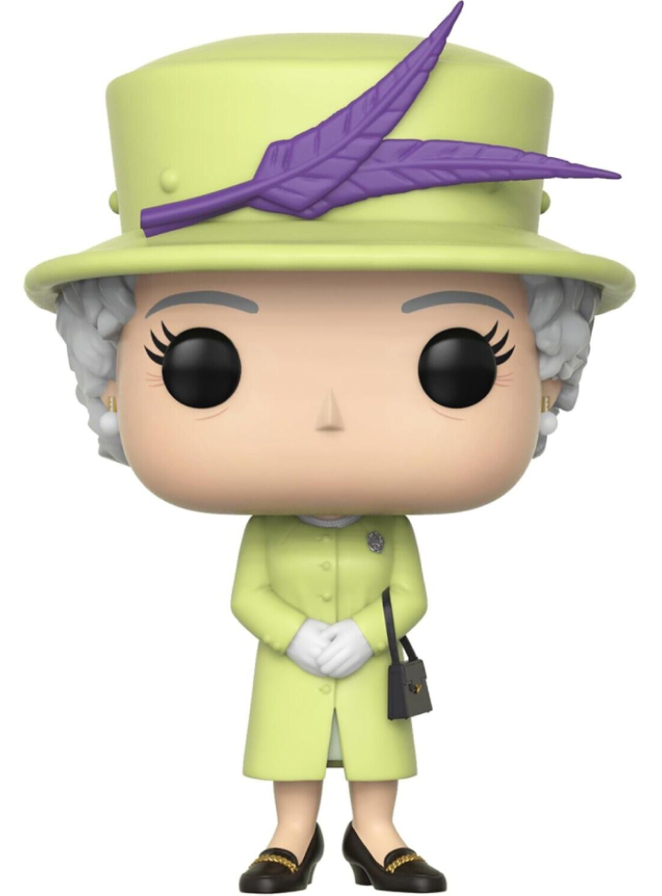 Figurina Funko Pop Royals The Royal Wedding Queen Elizabeth II (Green Suit) 9cm