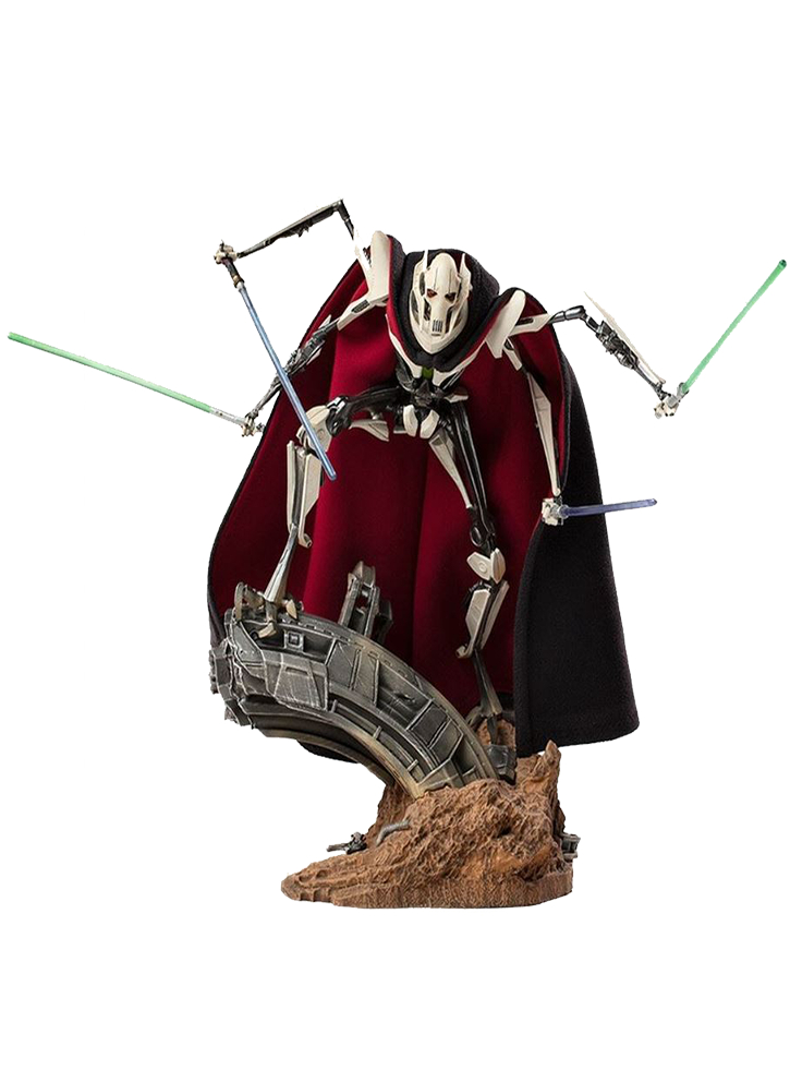 Figurina Iron Studios BDS Deluxe Disney Star Wars General Grievous Art Scale 23cm