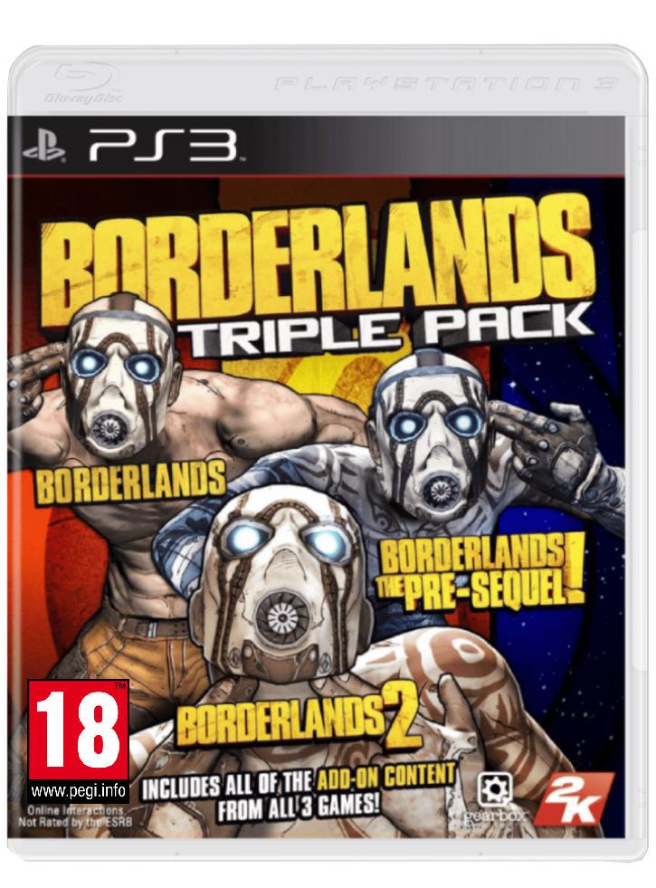 Borderlands Triple Pack - Playstation 3
