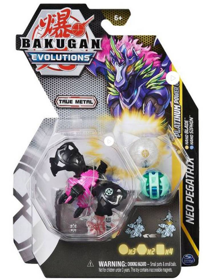 Bakugan Evolutions Platinum Power Up Neo Pegatrix (Nano Blade Nano Siphon) (20138083)
