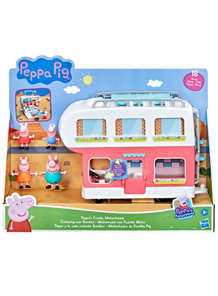 Masina Peppa Pig Peppa's Family Motorhome
