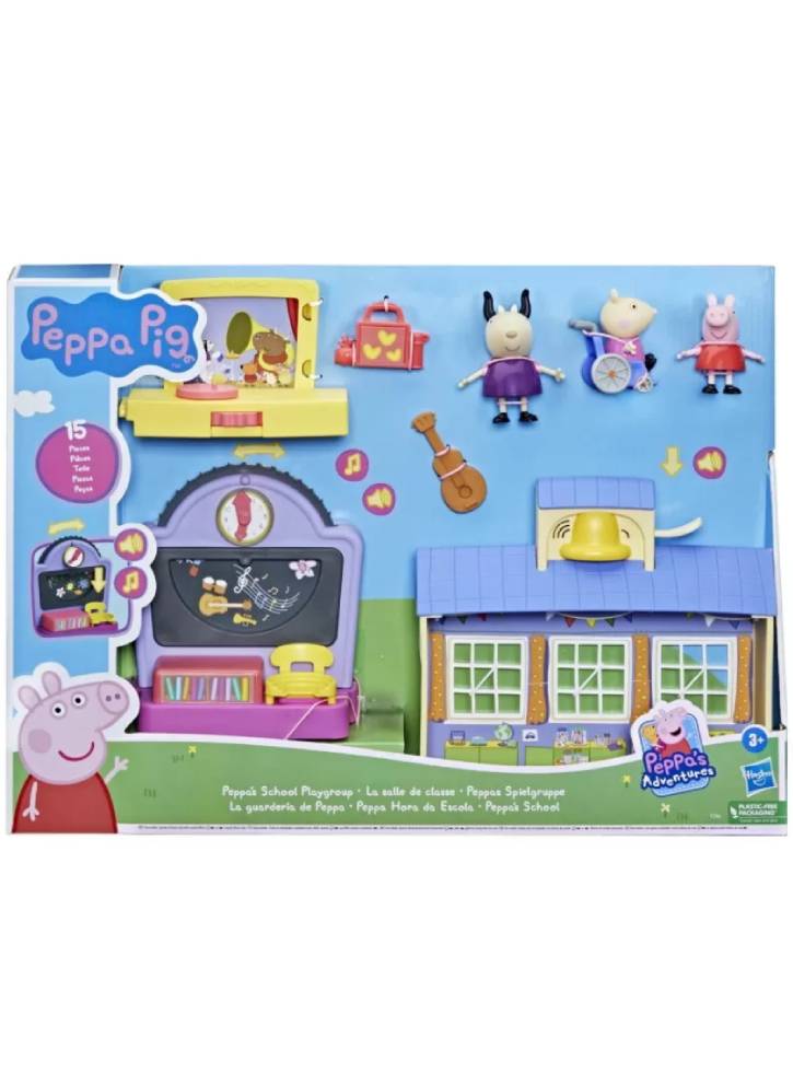 Setul Peppa Pig Peppa's Adventures Peppa's School Playgroup