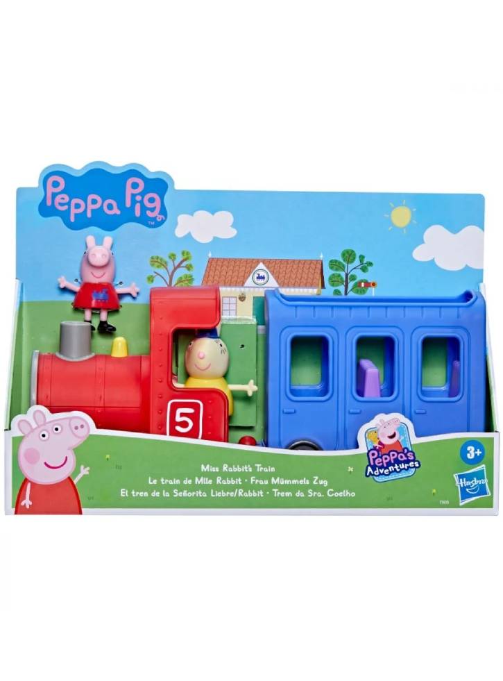 Trenul Peppa Pig Peppa's Adventures Miss Rabbits