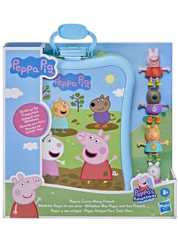 Setul Peppa Pig Peppas Adventures Carry Along Friends