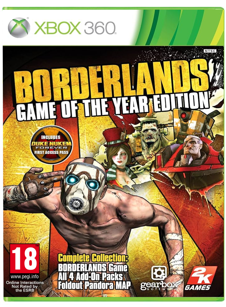 Borderlands Game of the Year Edition - Xbox 360