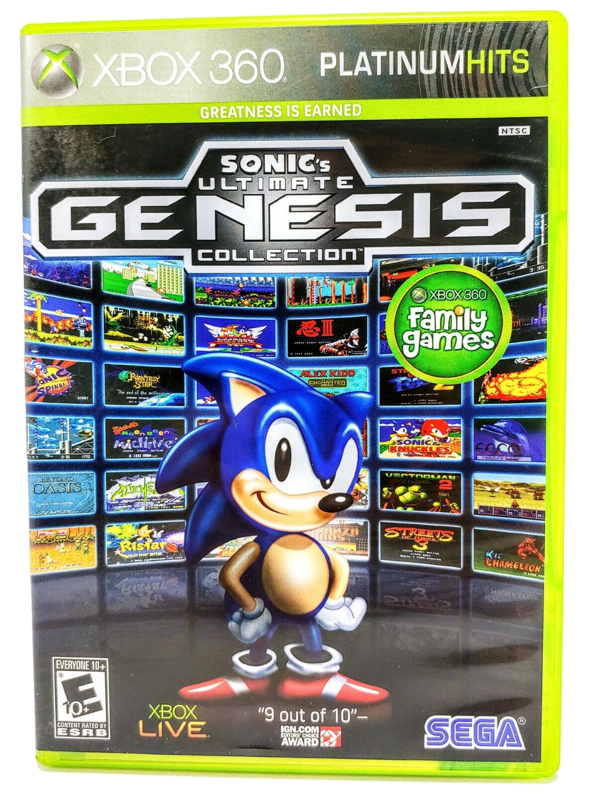 Sonics Ultimate Genesis Collection Platinum Hits - Xbox 360