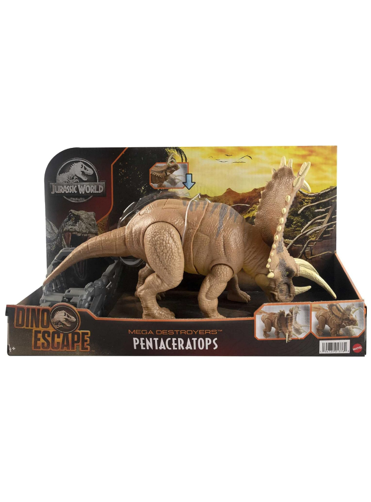 Dinozaurul Jurassic World Dino Escape Mega Destroyers Pentaceratops 21cm