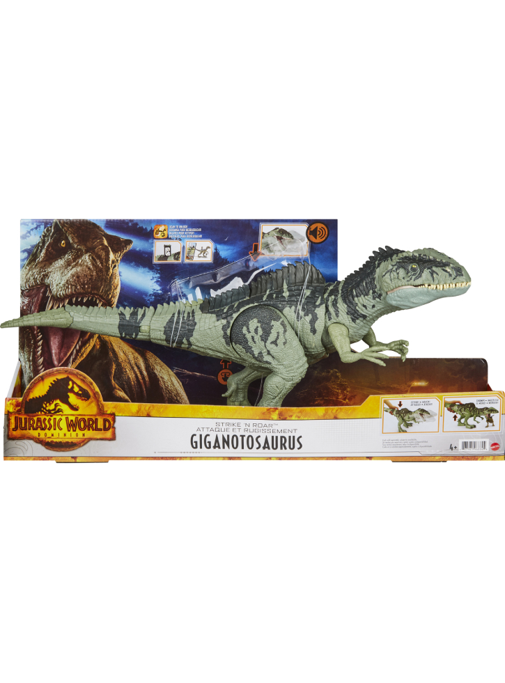 Dinozaurul Jurassic World Dominion Strike N Roar Giganotosaurus