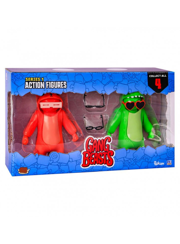 Set 2 Figurine Random Gang Beasts Action 11.5cm