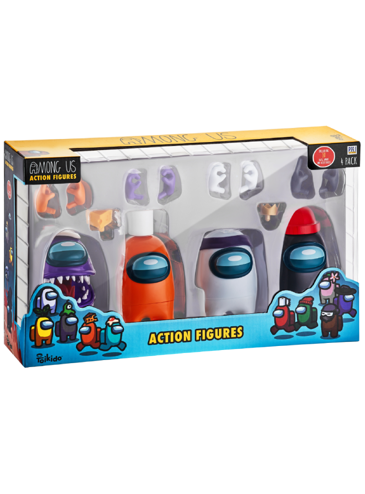 Set 4 Figurine Among Us 11.5 cm (AU6030)