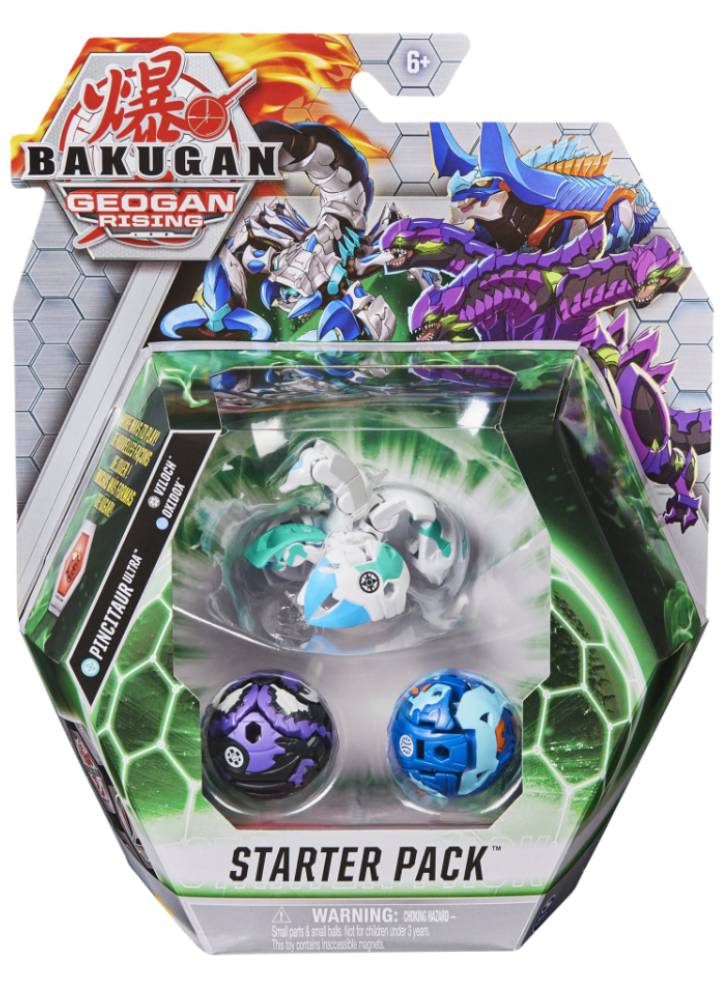 Set Bakugan Geogan Rising Pincitaur Ultra, Viloch Oxidox Starter (20133063)