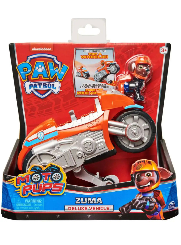 Moto Pups Paw Patrol Zuma Deluxe Vehicle