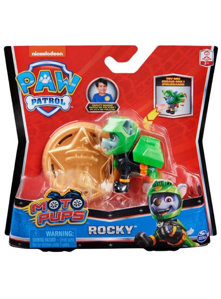 Moto Pups Paw Patrol Rocky Hero Pup