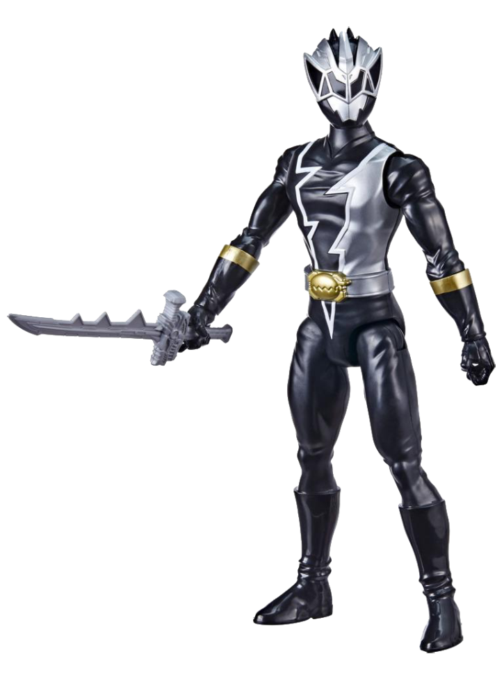 Figurina Power Rangers Dino Fury Black Ranger 30cm