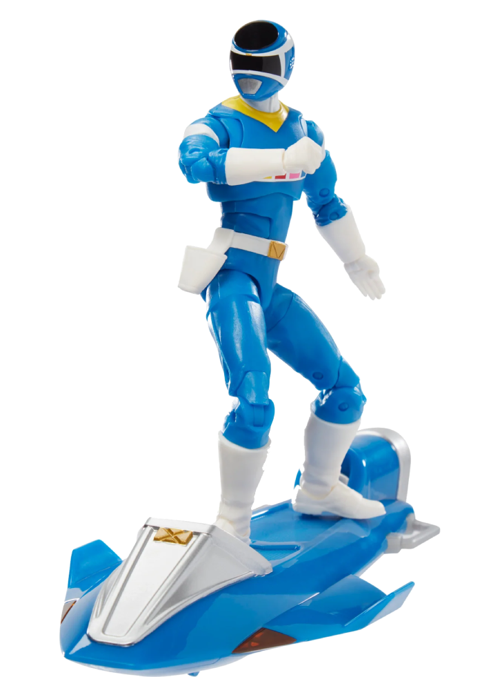 Figurina Power Rangers Lightning Collection In Space Blue Ranger Galaxy Glider Deluxe 15cm