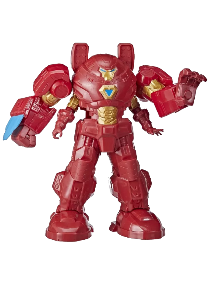 Figurina Marvel Avengers Mech Strike Iron Man Deluxe Ultimate Mech Suit 20cm