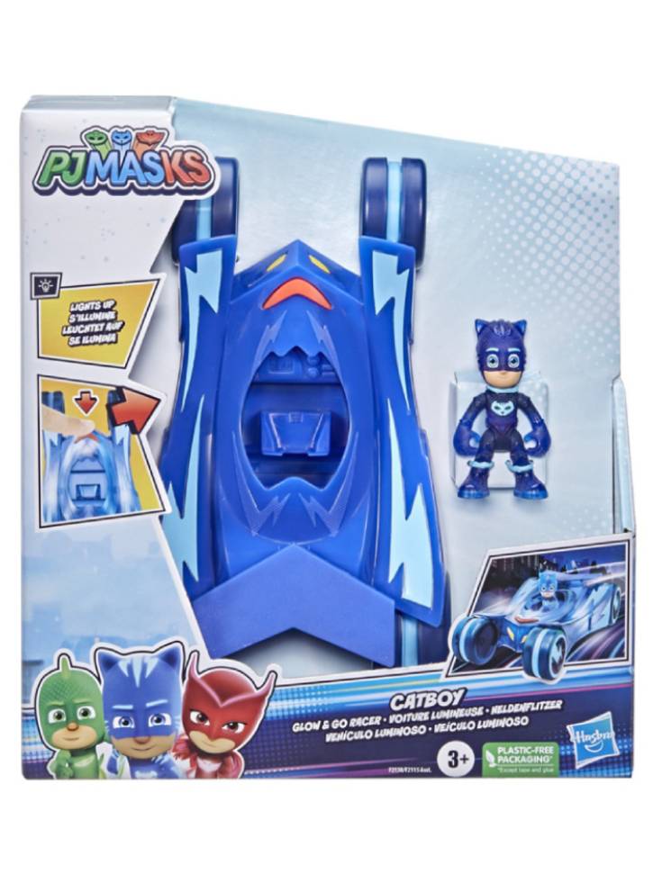 Vehiculul PJ Masks Catboy Glow Go Racer