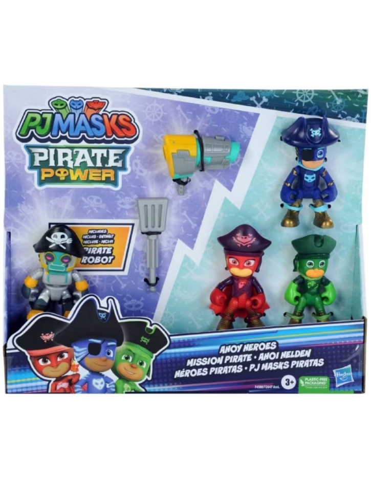 Set Pj Masks Hero Vs Villain Ahoy Heroes Mission Pirate