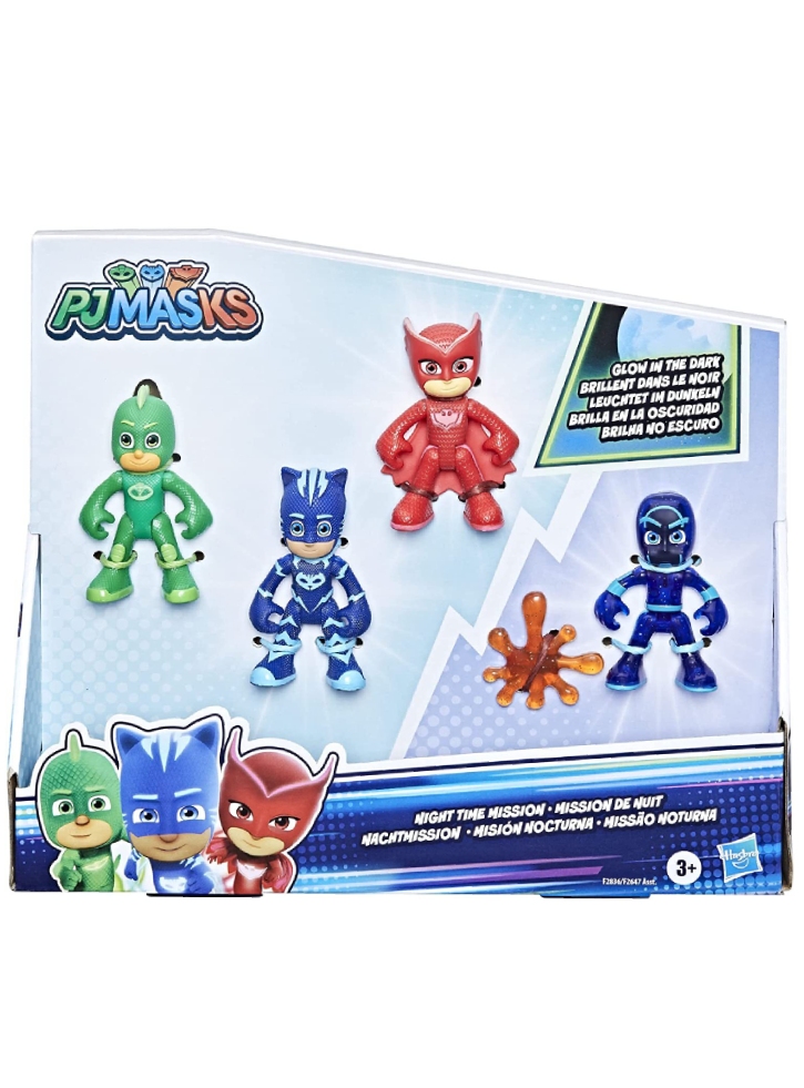 Set Pj Masks Hero Vs Villain Night Time Mission