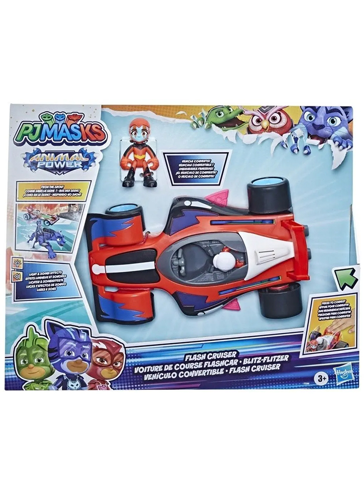 Vehiculul Pj Masks Animal Power Flash Cruiser