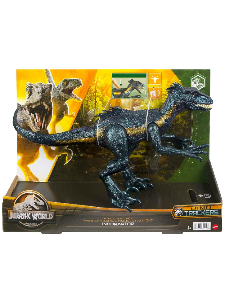 Dinozaurul Jurassic World Dino Trackers Track N Attack Indorraptor