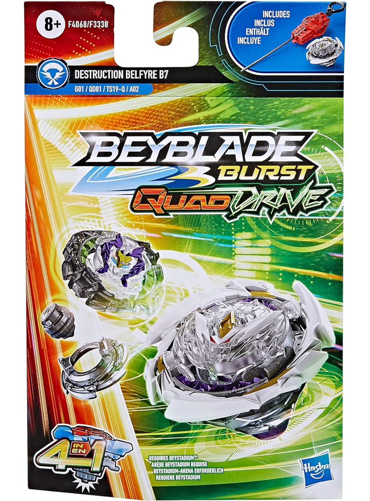 Beyblade Burst Quad Drive 4 in 1 Destruction Belfyre B7