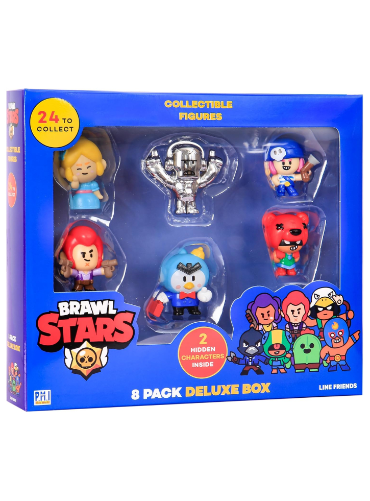 Set 8 Brawl Stars Collectible (2 Rare Hidden)