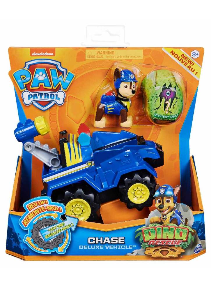 Vehiculul Paw Patrol Dino Rescue Chase Deluxe