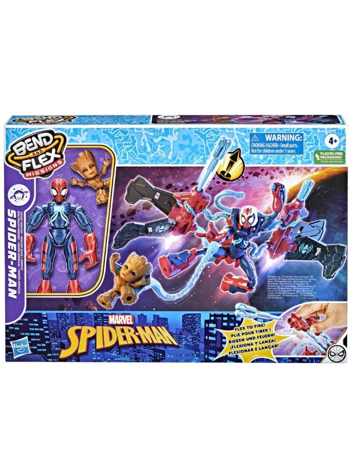Figurina Marvel Spider-Man Bend and Flex Missions Spider-Man Action
