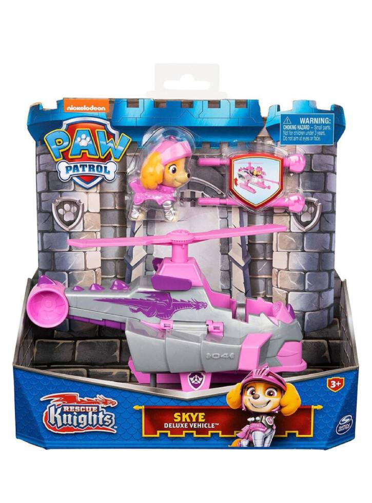 Paw Patrol Rescue Knights Skye Deluxe Themed