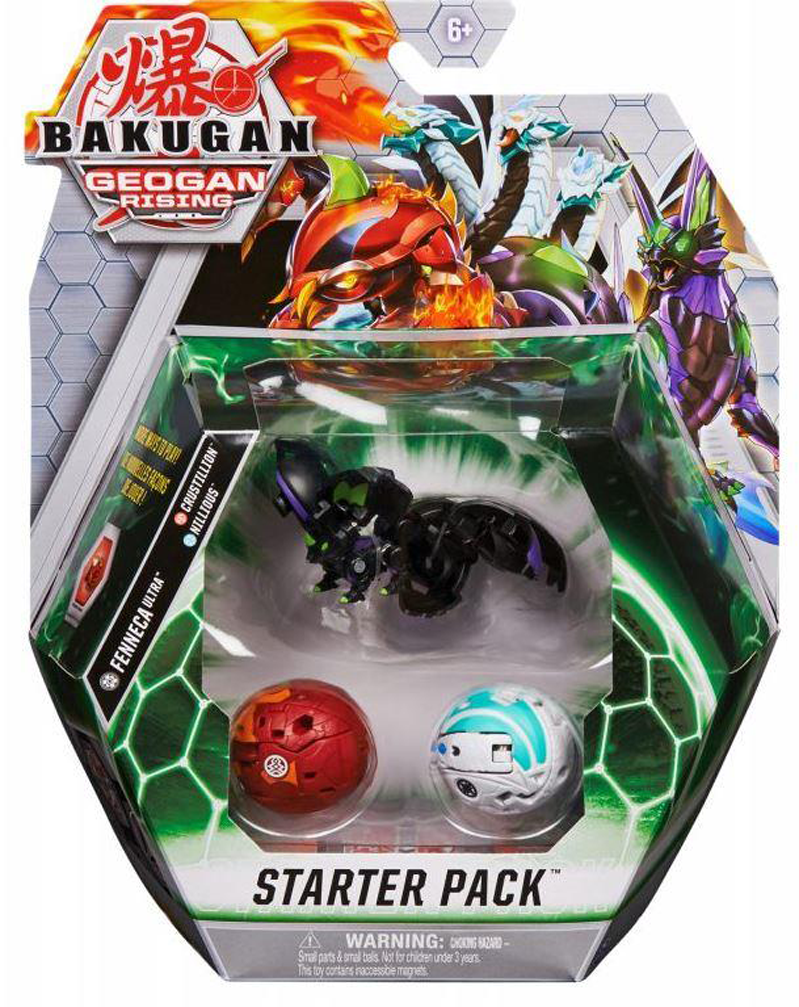Bakugan Geogan Rising Fenneca Ultra Crustillion Nillious Starter Pack (20135563)