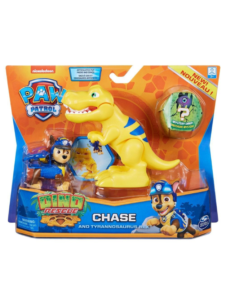 Paw Patrol Dino Rescue Chase and Tyrannosaurus Rex