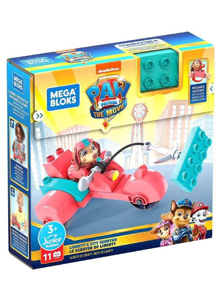 Set Mega Bloks Paw Patrol The Movie Libertys City Scooter