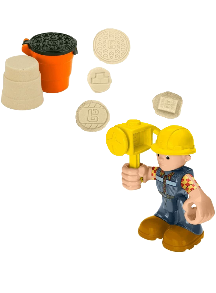 Bob the Builder Woodworker Bob Includes Moldable Playsand!