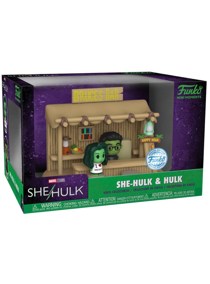 Set Funko Mini Moments She Hulk and Hulk 9cm