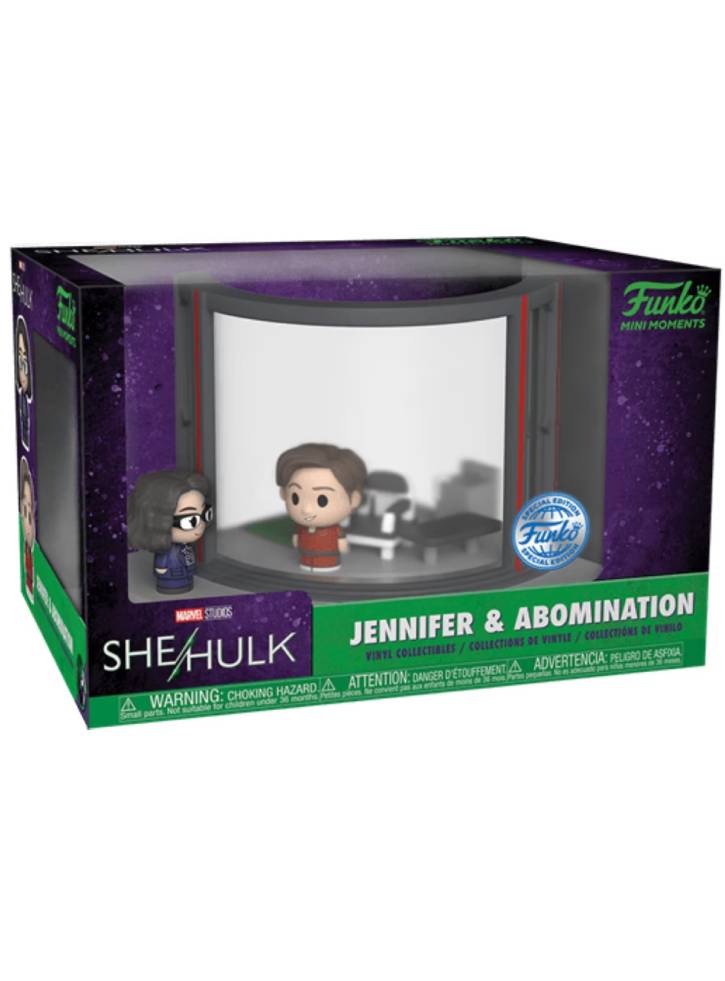 Set Funko Mini Moments She-Hulk: Jennifer and Abomination